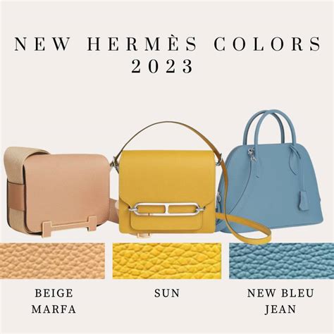 The newest color from Hermès Fall/Winter 2023 collection